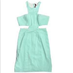 NWT Jay Godfrey Elmore Dress colour Fair Aqua size 4 .